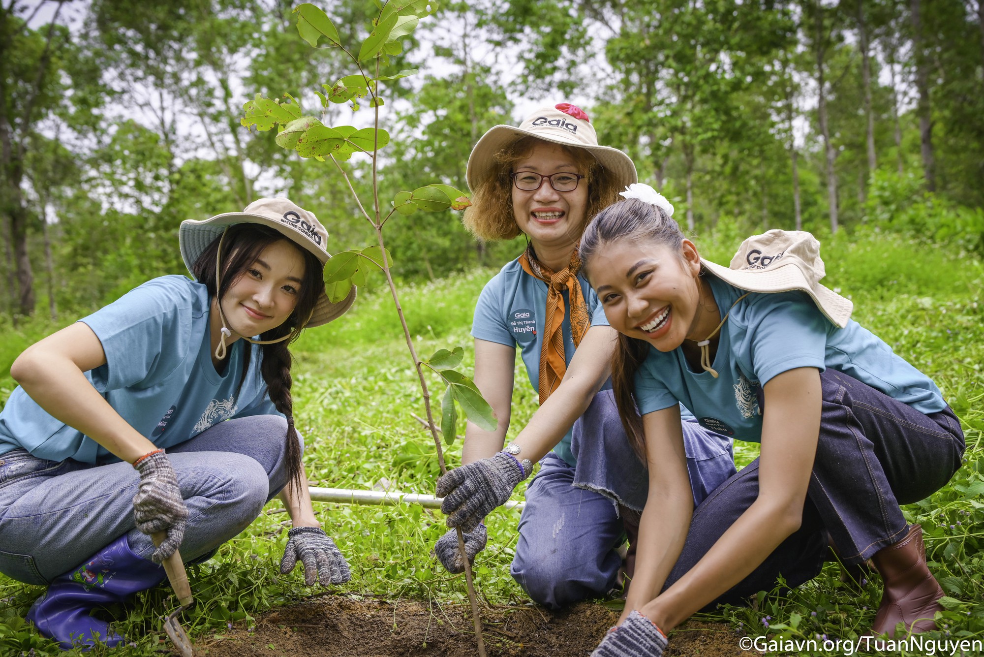 Miss Earth Việt Nam cùng trồng rừng ứng phó biến đổi khí hậu - Ảnh 3.
