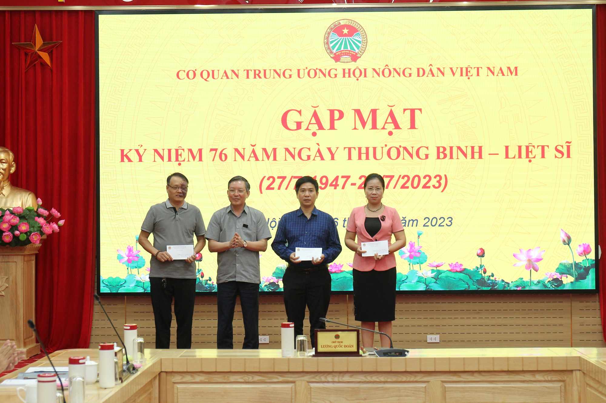 Trung ương Hội Nông dân Việt Nam gặp mặt kỷ niệm 76 năm Ngày Thương binh – Liệt sĩ - Ảnh 3.