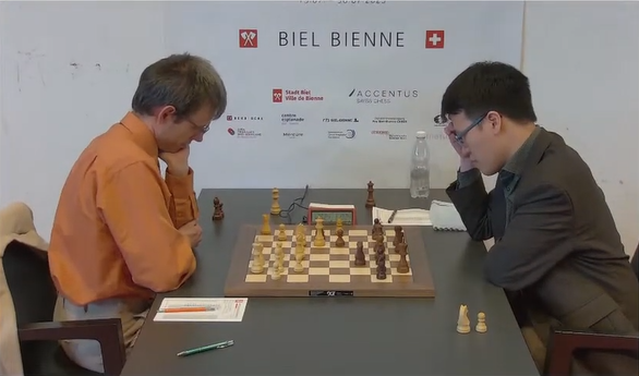 Lê Quang Liêm gặp David Navara, vòng cuối Biel Grandmaster 2023 - Ảnh 1.