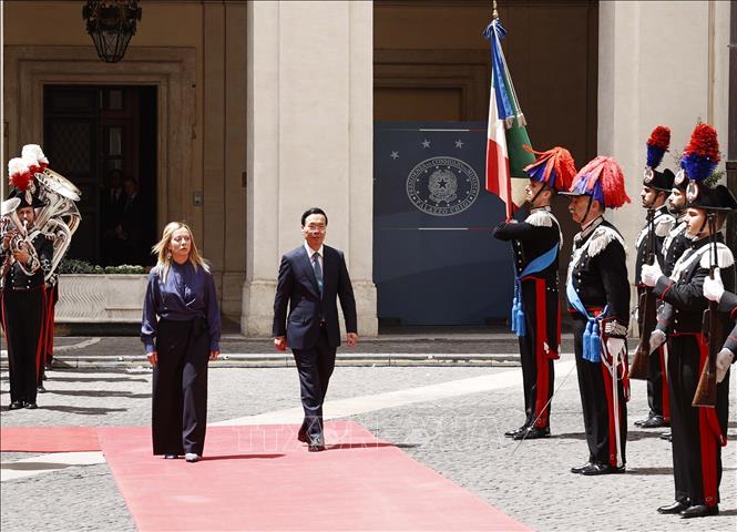 Chủ tịch nước Võ Văn Thưởng hội kiến Thủ tướng, Chủ tịch Hạ viện Italy - Ảnh 1.