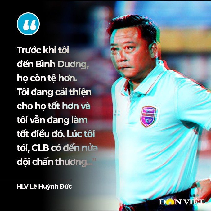 HLV Lê Huỳnh Đức &quot;bất lực&quot; như thế nào tại B.Bình Dương? - Ảnh 12.