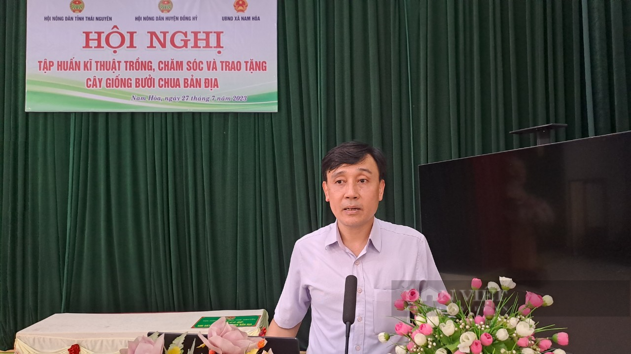 Hội Nông dân tỉnh Thái Nguyên tập huấn, hỗ trợ cây giống cho hội viên, nông dân phát triển kinh tế - Ảnh 2.