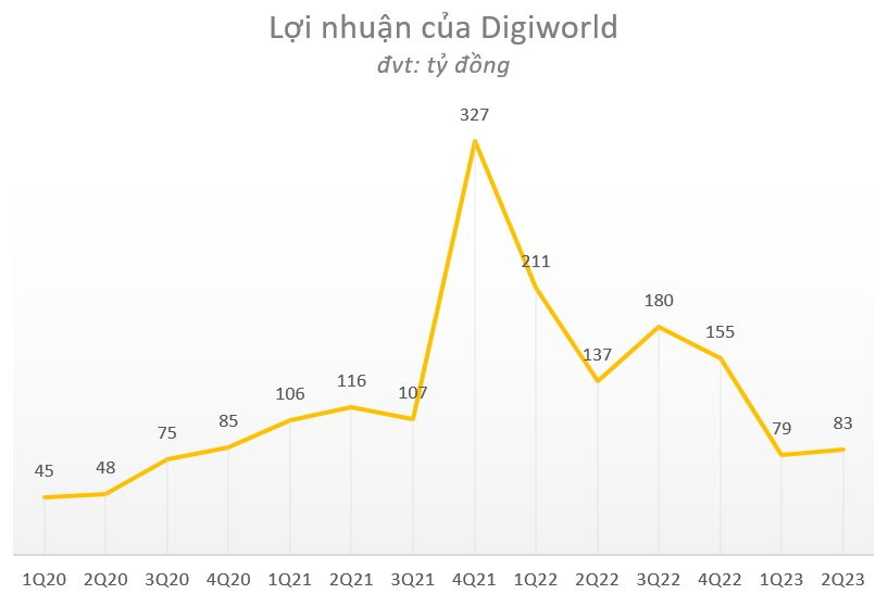 Digiworld giảm tới 40% lợi nhuận, lãnh đạo công ty mong đợi “ánh sáng cuối đường hầm” - Ảnh 2.