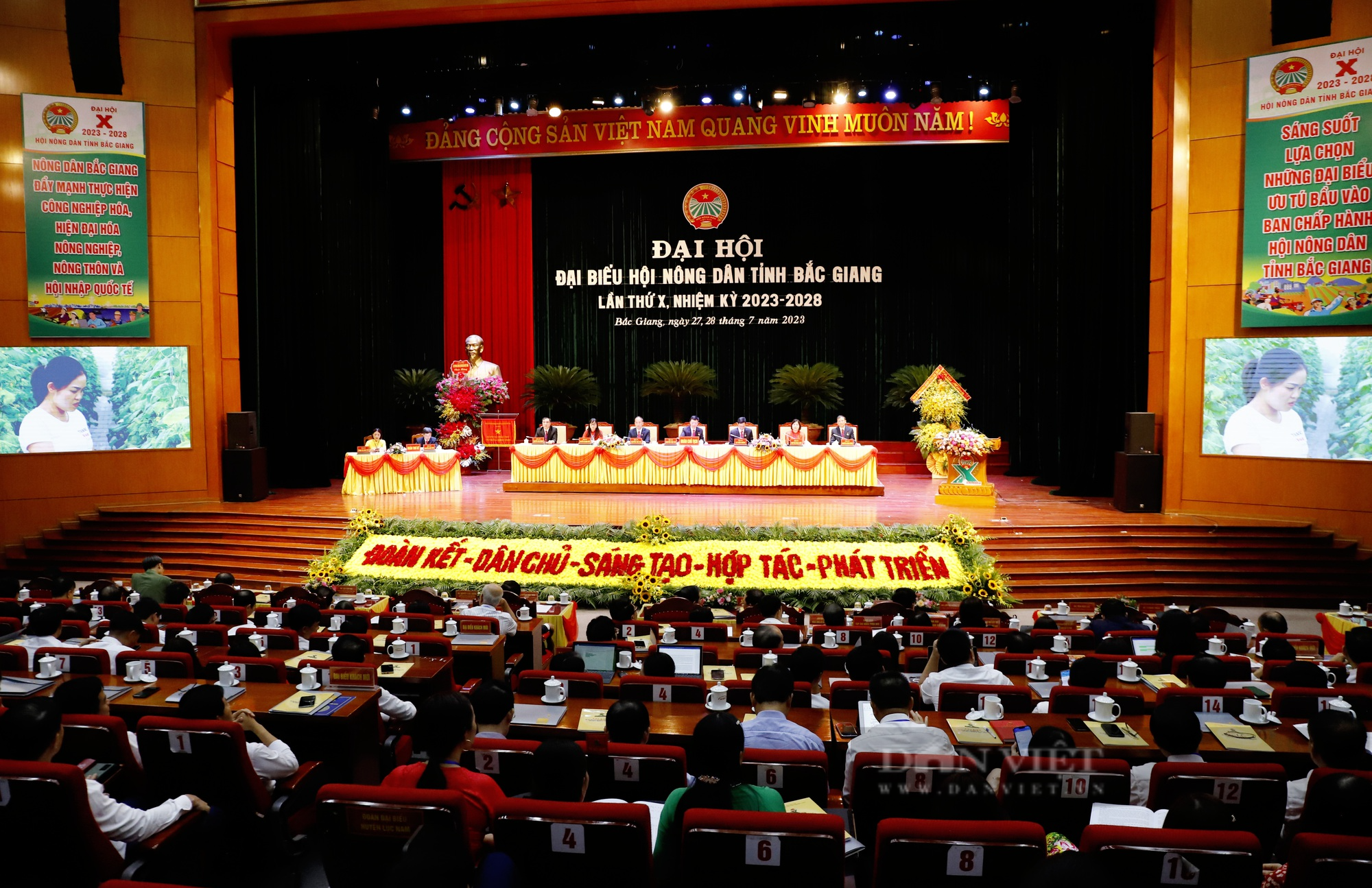 Hình ảnh Đại hội đại biểu Hội Nông dân tỉnh Bắc Giang lần thứ X, nhiệm kỳ 2023-2028 - Ảnh 1.