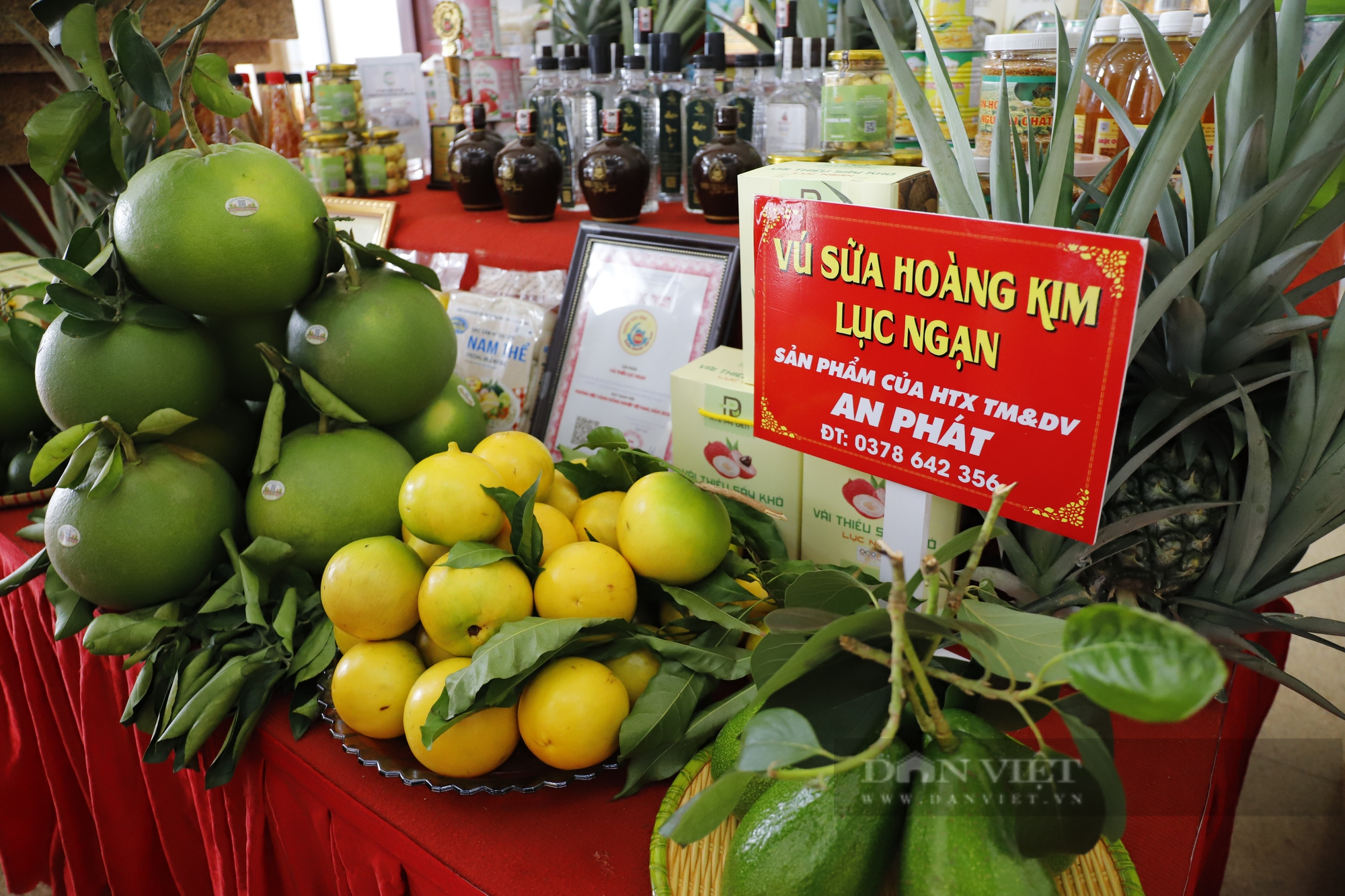 Lãnh đạo TƯ Hội Nông dân Việt Nam tham quan gian hàng trưng bày sản phẩm OCOP đặc trưng của tỉnh Bắc Giang - Ảnh 5.