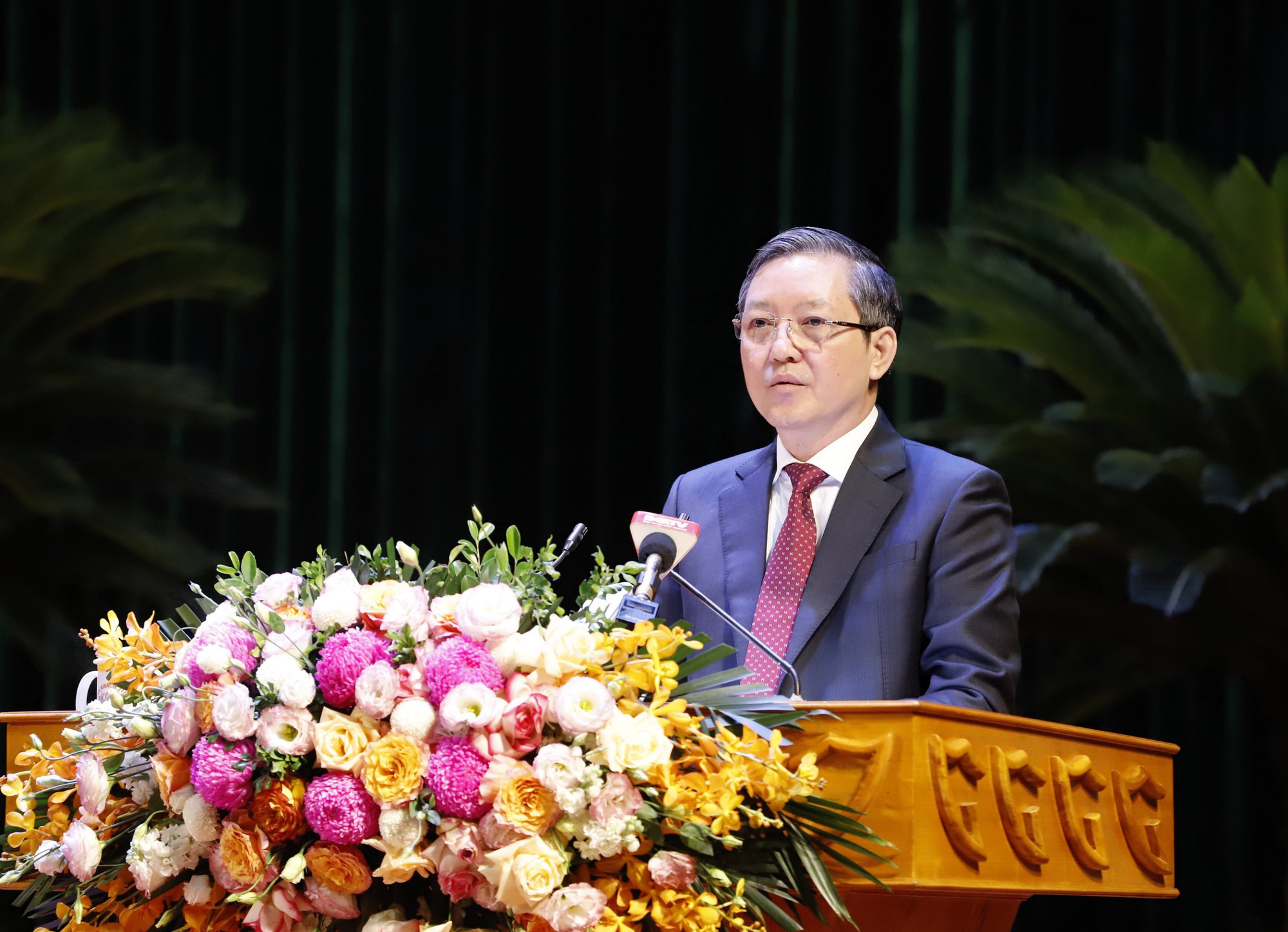 Chủ tịch Hội Nông dân Việt Nam Lương Quốc Đoàn gợi mở 5 vấn đề tại Đại hội Hội Nông dân tỉnh Bắc Giang- Ảnh 1.