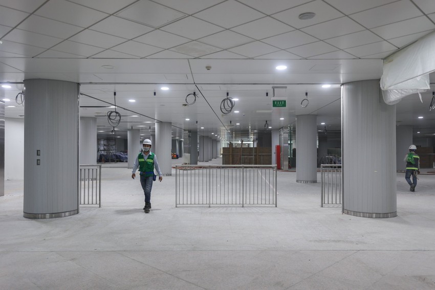 Hoàn thiện kiến trúc nhà ga Trung tâm Bến Thành, metro số 1 - Ảnh 2.