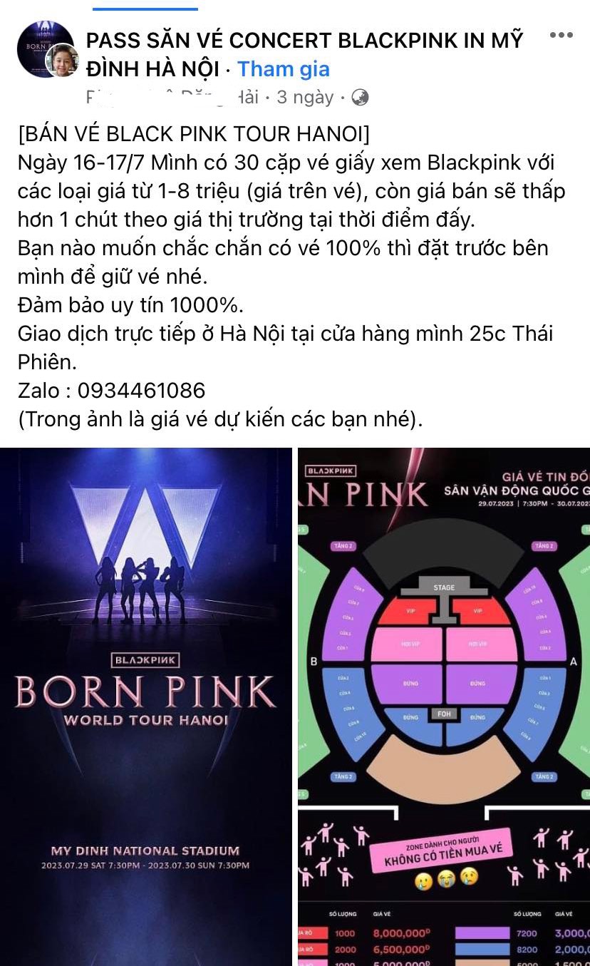 BTC concert BLACKPINK tại Việt Nam khẳng định không phát hành vé giấy, hình ảnh trên MXH đều là giả mạo - Ảnh 2.