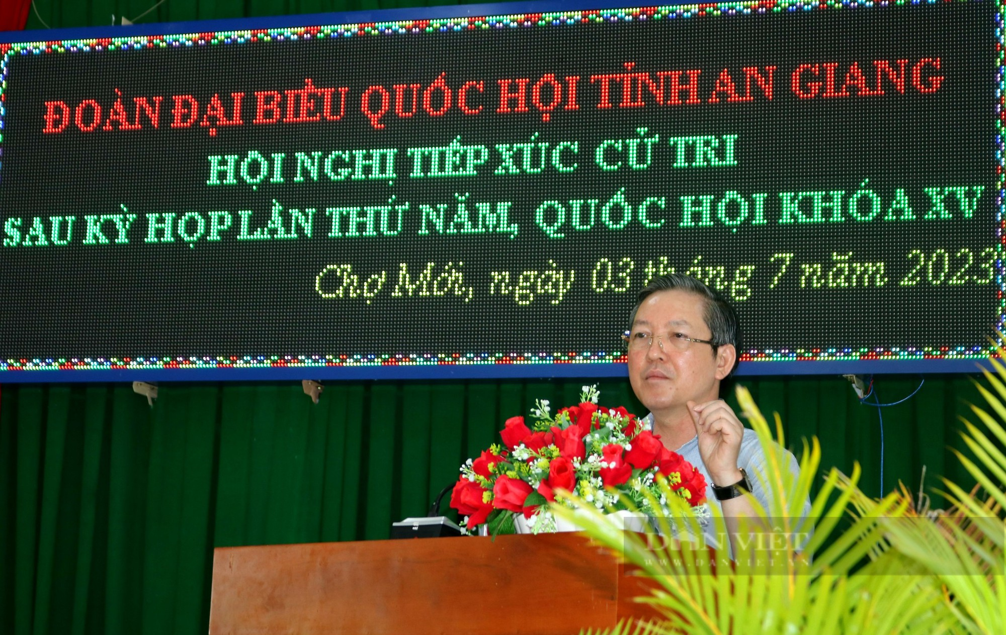 Chủ tịch Hội NDVN và đoàn ĐBQH tỉnh An Giang tiếp xúc cử tri sau Kỳ họp thứ năm tại huyện Chợ Mới - Ảnh 4.