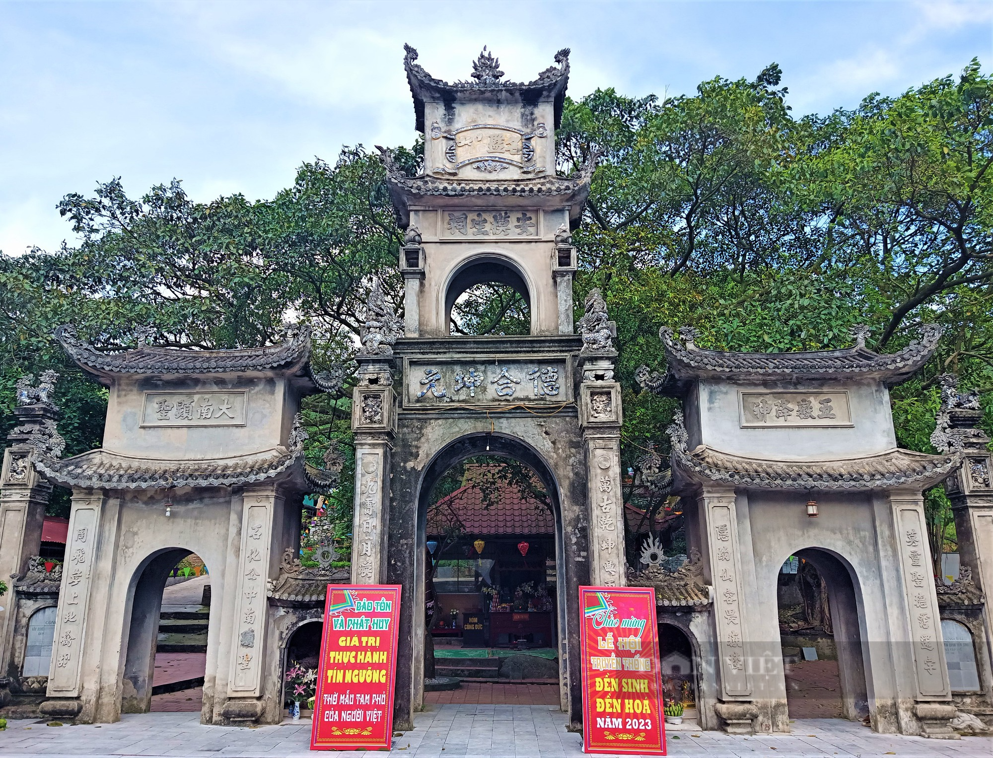 Hai ngôi đền cổ ở Hải Dương thờ đức thánh Phi Bồng Hiệu Thiên sinh hóa trong canh giờ, nhiều lần hộ quốc an dân - Ảnh 3.