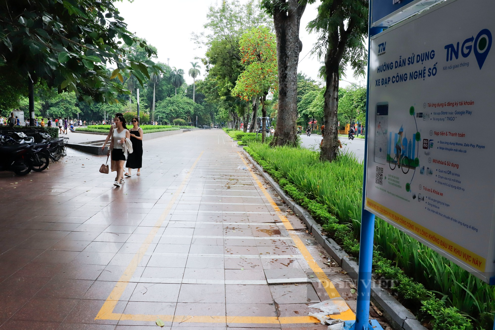 Hàng loạt trạm xe đạp công cộng tại Hà Nội bỏ không dù người dân mong chờ từng ngày - Ảnh 7.