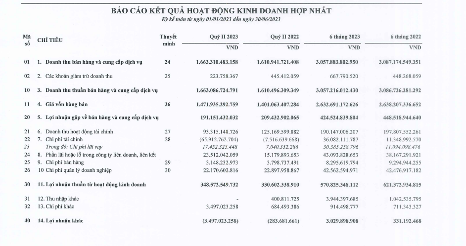 Đầu tư Sài Gòn VRG (SIP) báo lãi 6 tháng hơn 442 tỷ đồng, giảm 12% so với cùng kỳ - Ảnh 1.