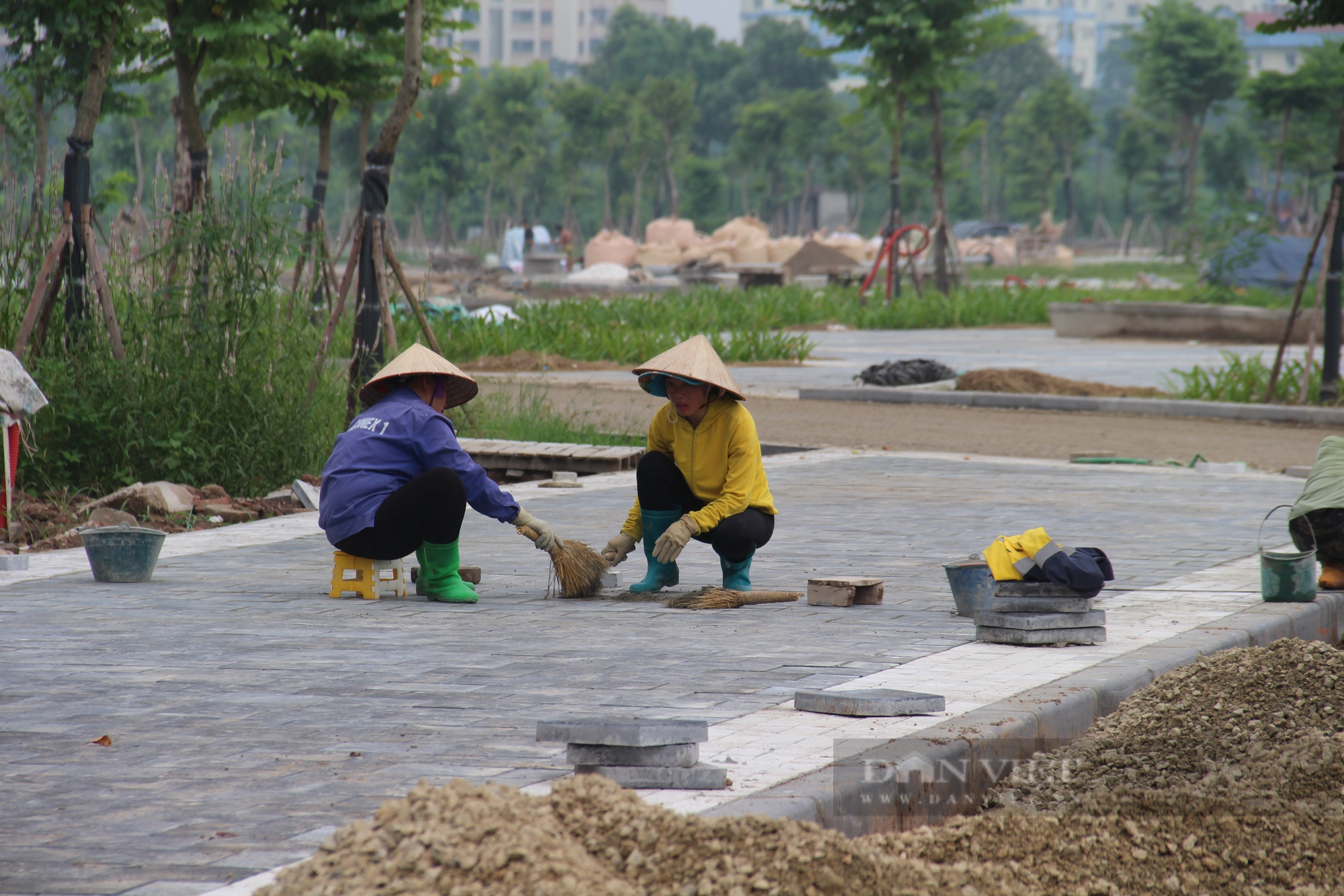 Công viên trăm tỷ ở Hà Nội “thay áo mới” sau nhiều năm bỏ hoang - Ảnh 4.