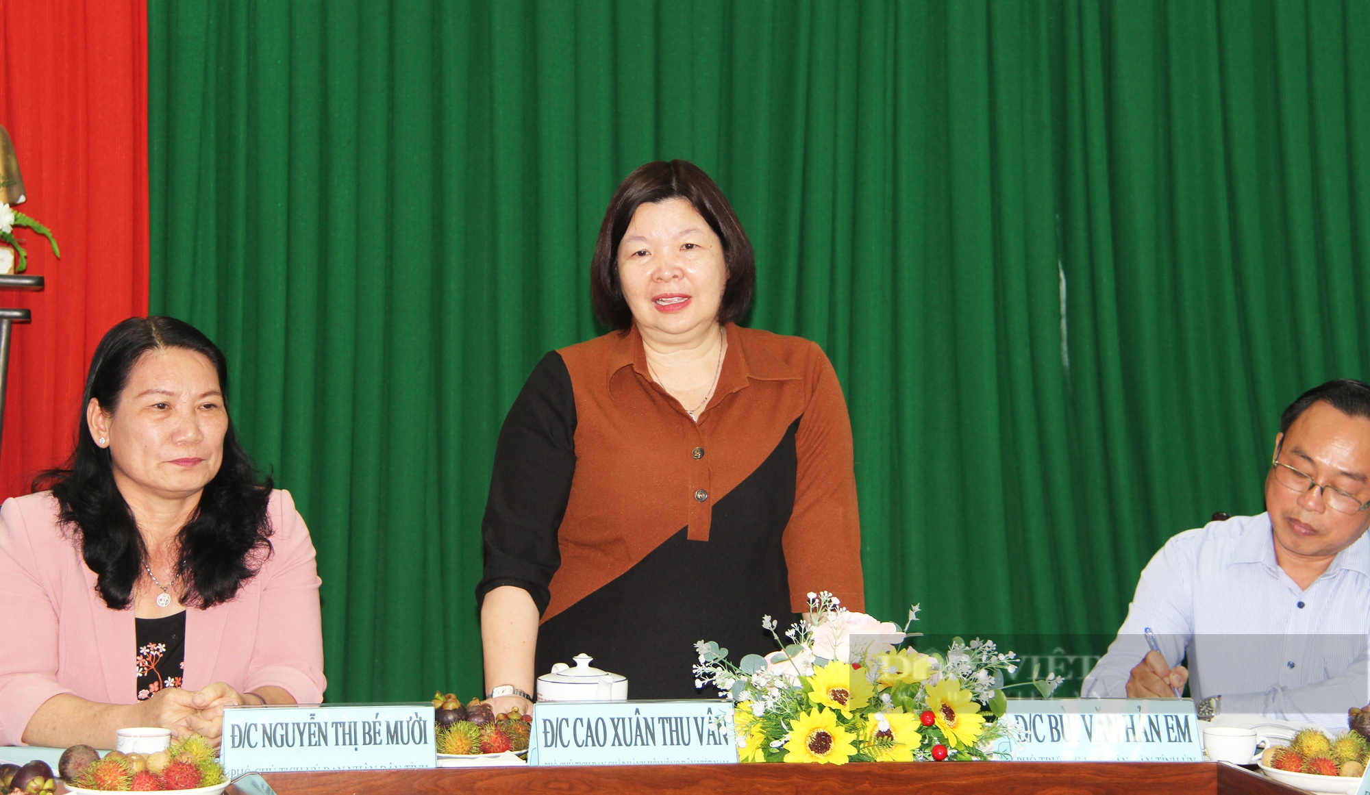 Phó Chủ tịch TƯ Hội NDVN Cao Xuân Thu Vân: Cần làm dự án lớn để giúp nông dân Bến Tre - Ảnh 2.