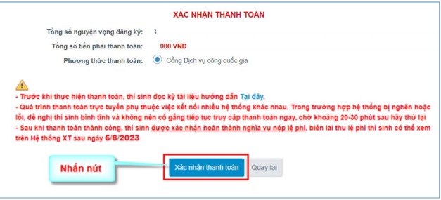 Cách thanh toán lệ phí nguyện vọng đại học 2023 bằng ví Momo - Ảnh 2.