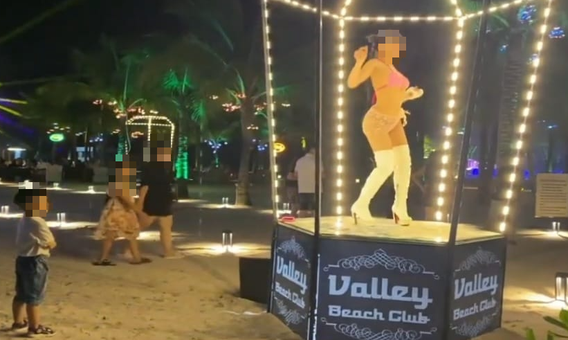 Quảng Ninh: Kiểm tra quán bar Valley Beach Club ở Hạ Long có vũ công mặc bikini nhảy trong lồng kính - Ảnh 1.