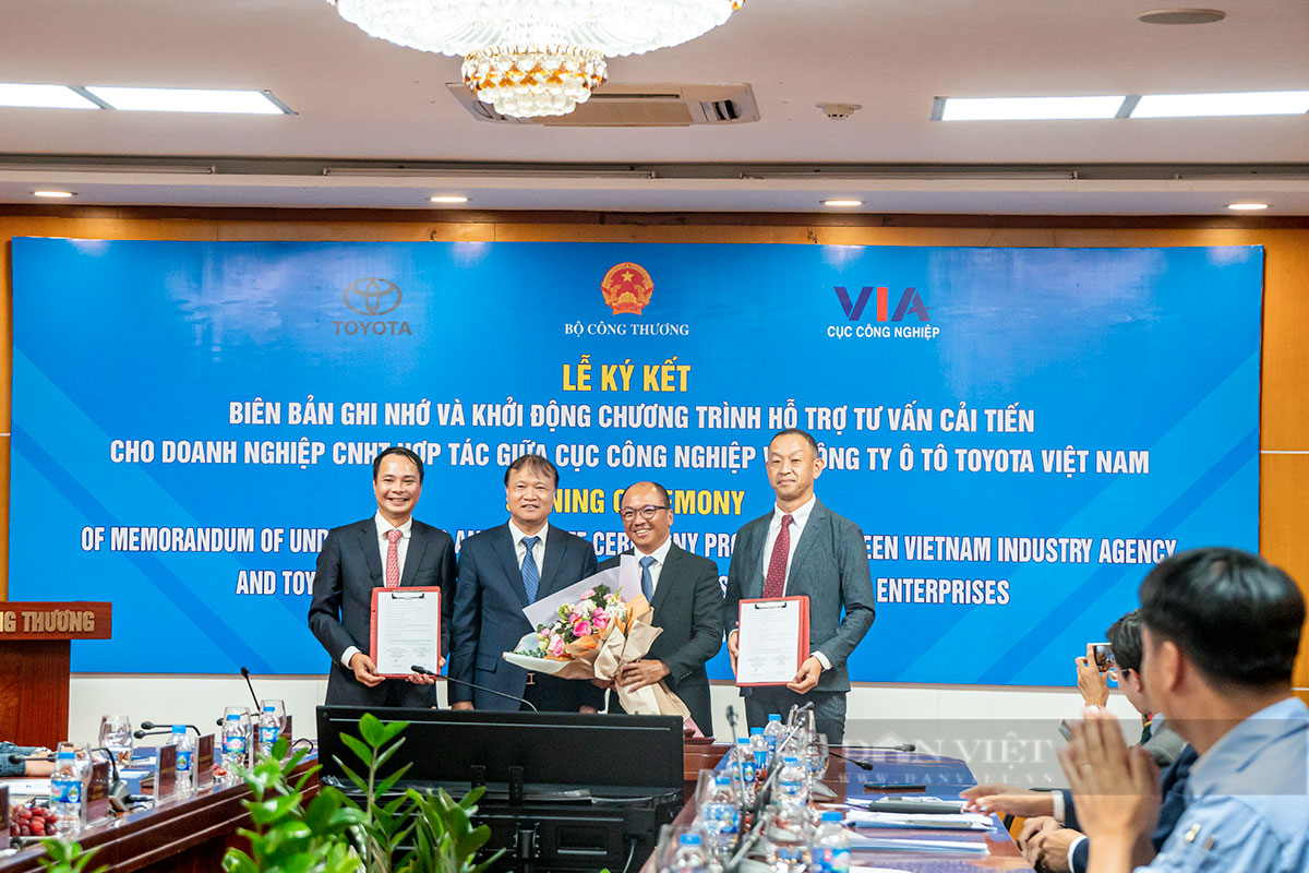 Toyota Việt Nam cùng Bộ Công Thương triển khai hỗ trợ doanh nghiệp trong lĩnh vực công nghiệp hỗ trợ ô tô - Ảnh 1.