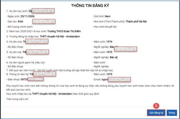 Cách đăng ký nhập học vào lớp 10 năm 2023 trực tuyến siêu chi tiết - Ảnh 6.