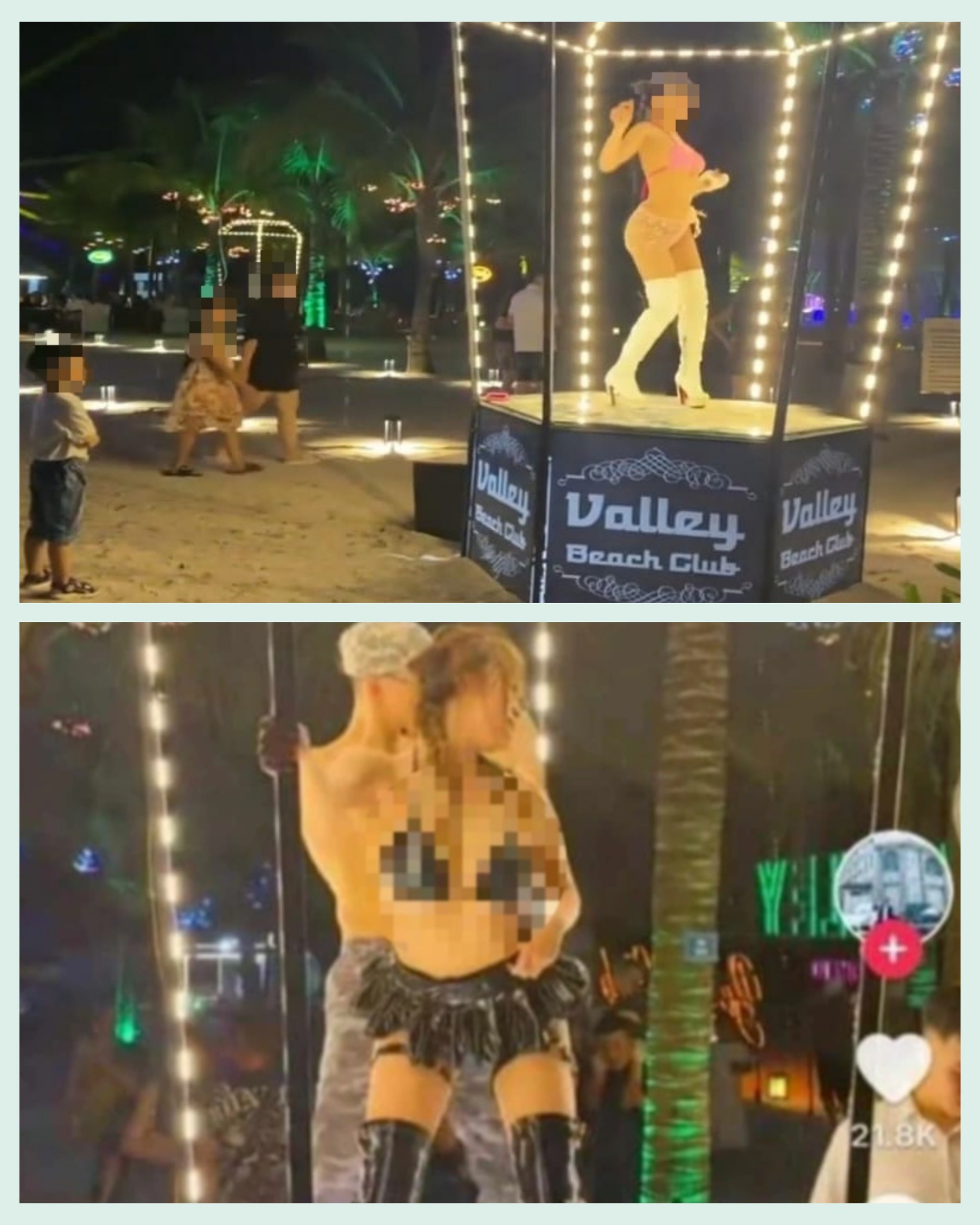 Vụ Vũ Công Mặc Bikini Nhảy Trong Lồng Kính Ở Bãi Biển Hạ Long: Chủ Quán Bar  Lên Tiếng