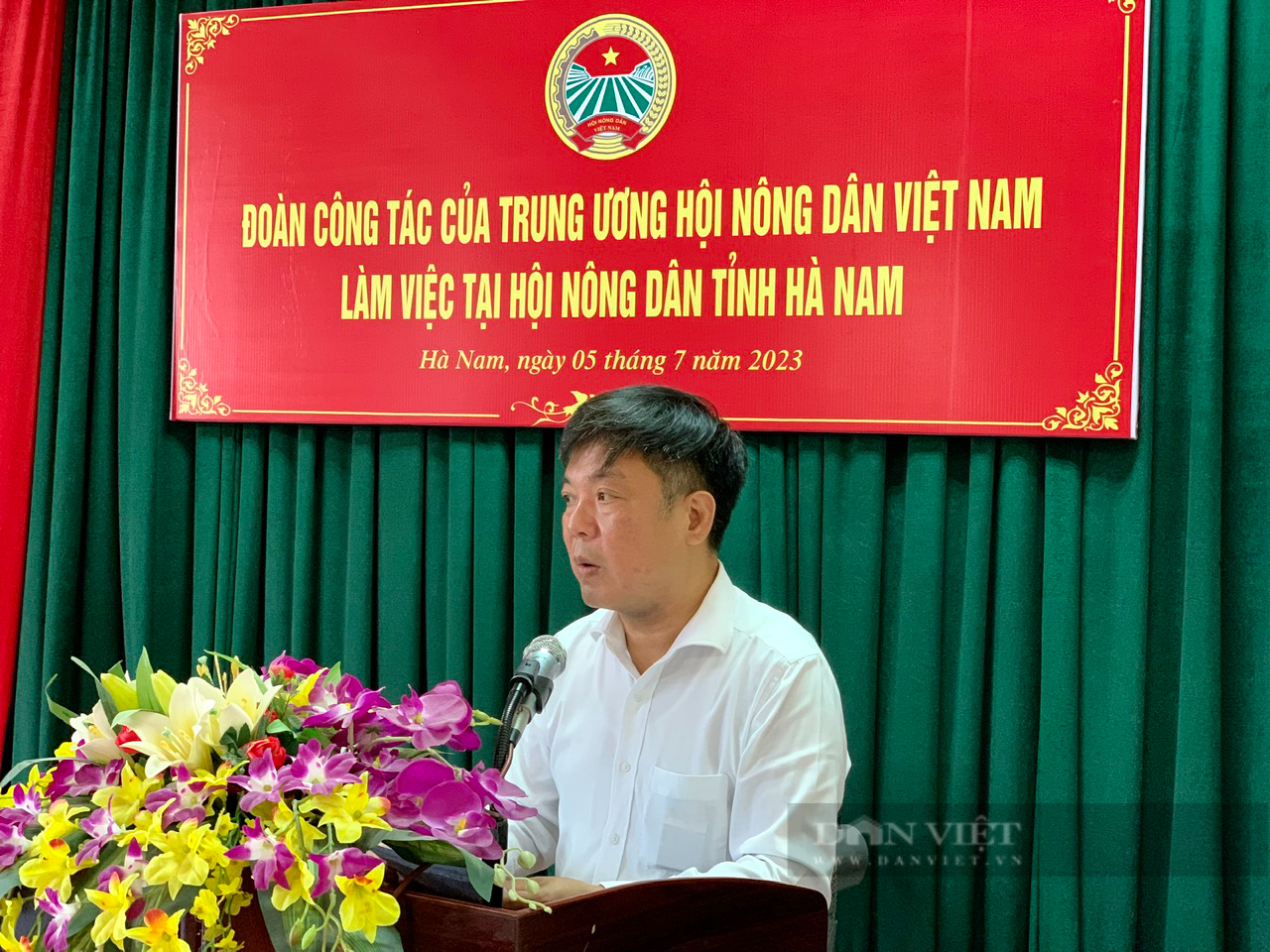 Đoàn công tác Trung ương Hội Nông dân Việt Nam làm việc với Hội Nông dân tỉnh Hà Nam - Ảnh 2.