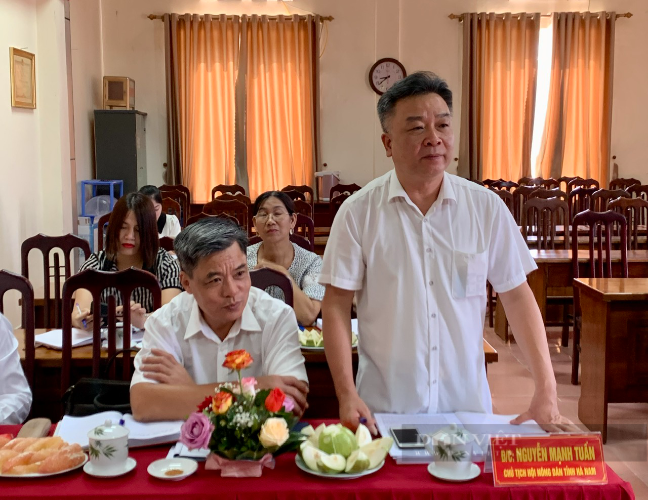 Đoàn công tác Trung ương Hội Nông dân Việt Nam làm việc với Hội Nông dân tỉnh Hà Nam - Ảnh 5.