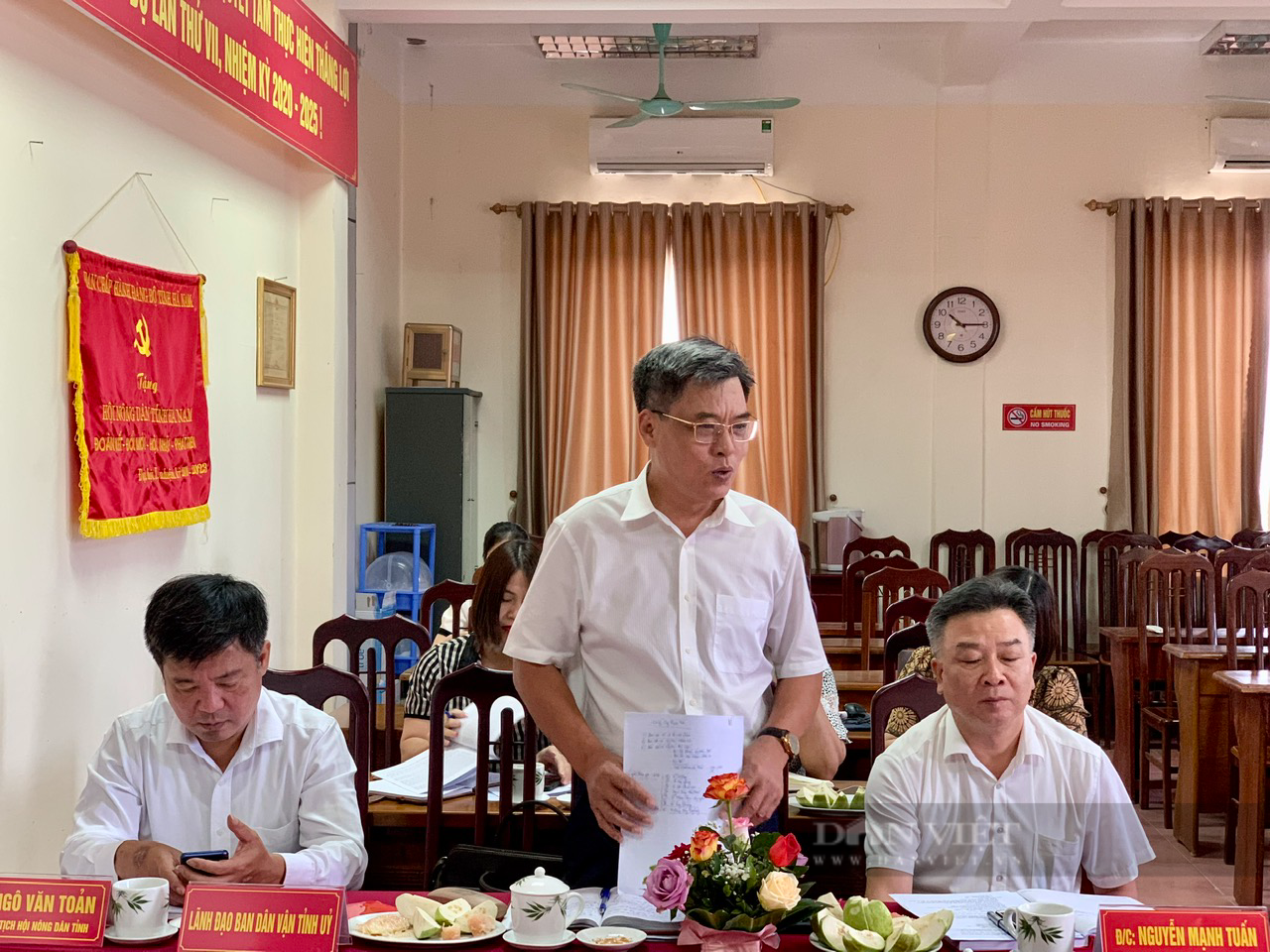 Đoàn công tác Trung ương Hội Nông dân Việt Nam làm việc với Hội Nông dân tỉnh Hà Nam - Ảnh 7.