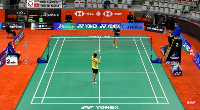 Hạ tay vợt Hungary, Nguyễn Thùy Linh đối mặt thách thức tại vòng 1/8 giải Canada mở rộng - Ảnh 1.