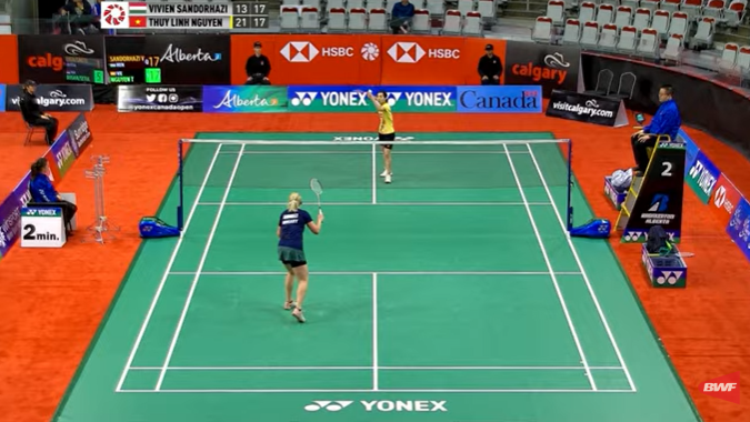 Hạ tay vợt Hungary, Nguyễn Thùy Linh đối mặt thách thức tại vòng 1/8 giải Canada mở rộng - Ảnh 3.