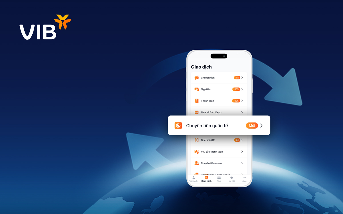 Tiết kiệm tiền triệu khi chuyển tiền quốc tế miễn phí trên MyVIB - Ảnh 1.