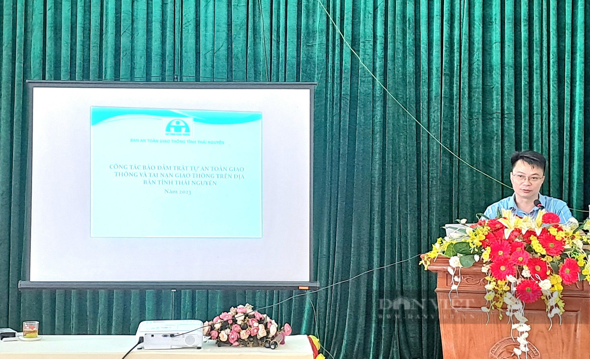 Hội Nông dân tỉnh Thái Nguyên tập huấn ATGT cho hội viên 9 huyện, thành trên địa bàn - Ảnh 3.