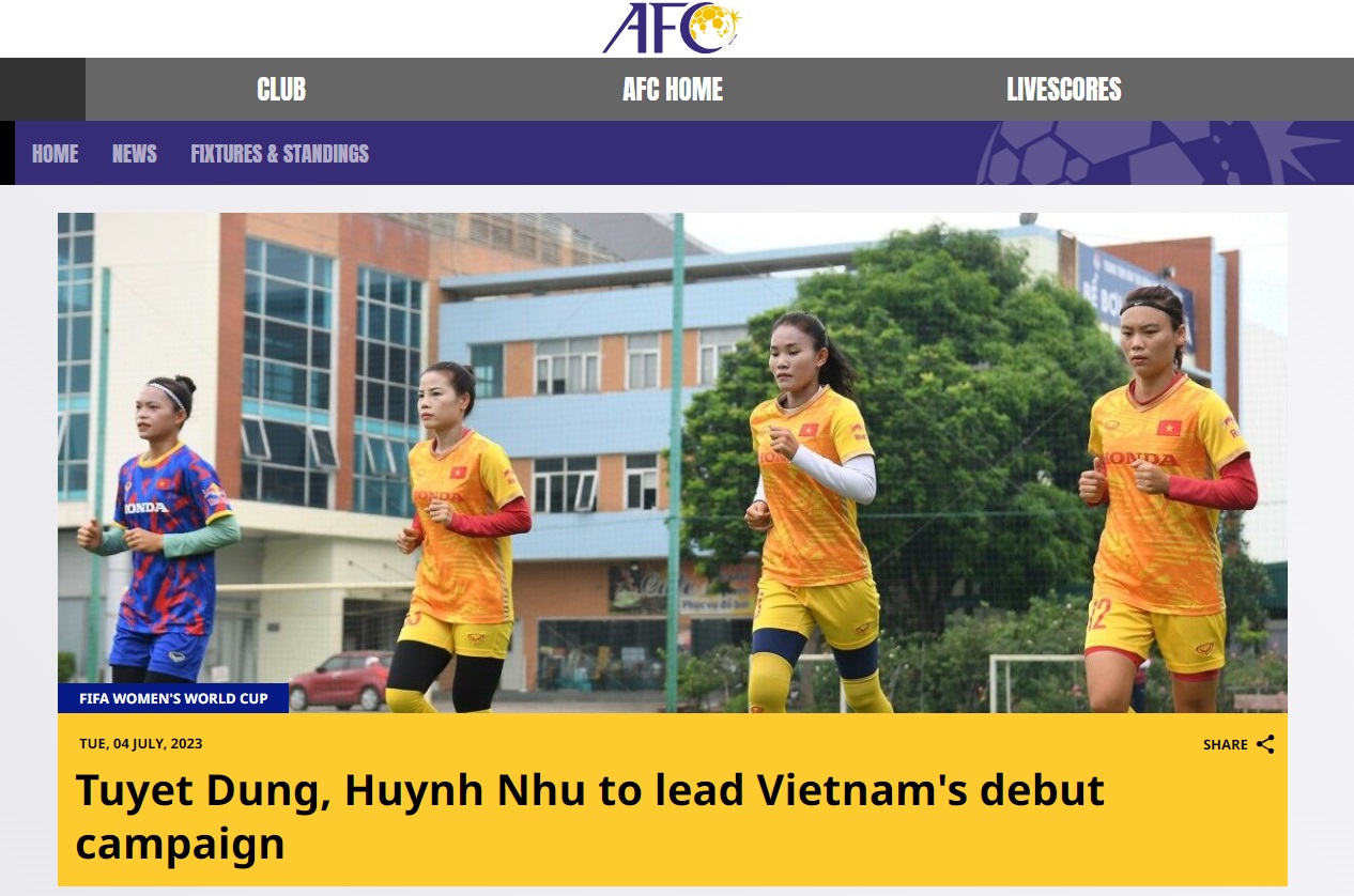 AFC bất ngờ “gọi tên” Huỳnh Như và Tuyết Dung - Ảnh 1.