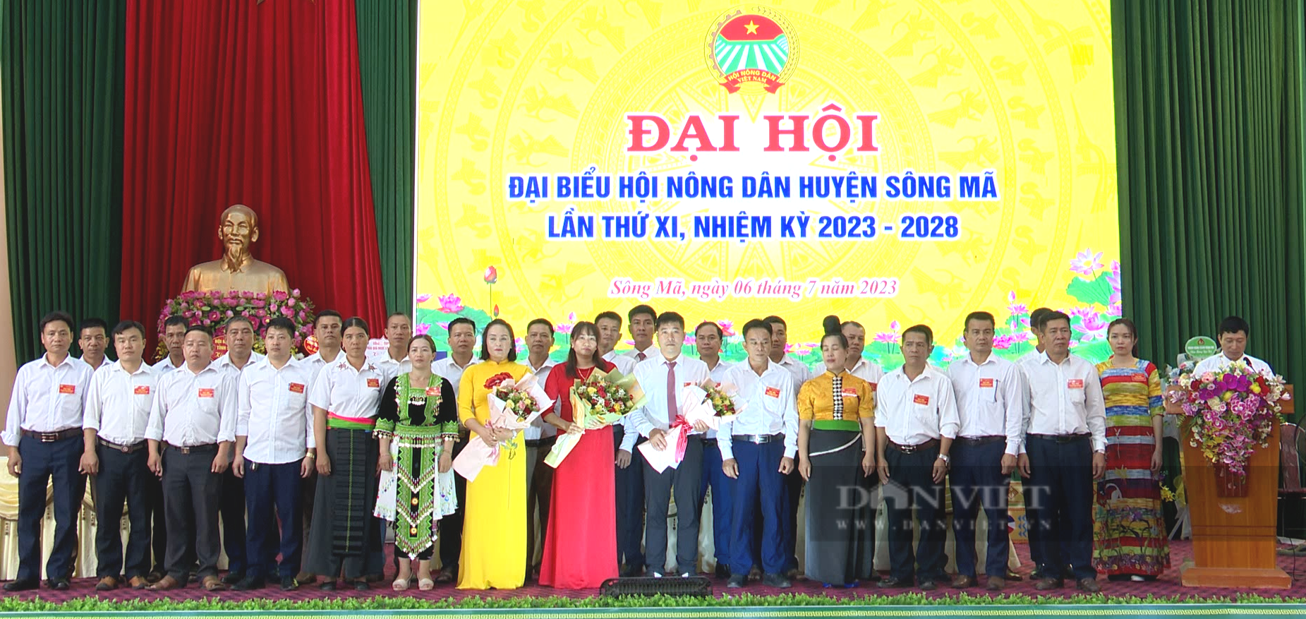 Ông Lê Văn Quân tái cử Chủ tịch Hội Nông dân huyện Sông Mã - Ảnh 10.