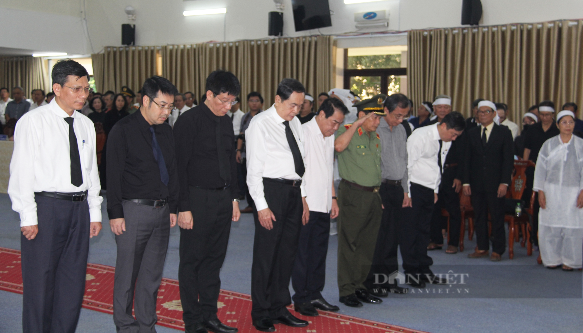 Đang diễn ra tang lễ nguyên Trưởng Ban Tổ chức T.Ư Lê Phước Thọ - Ảnh 6.