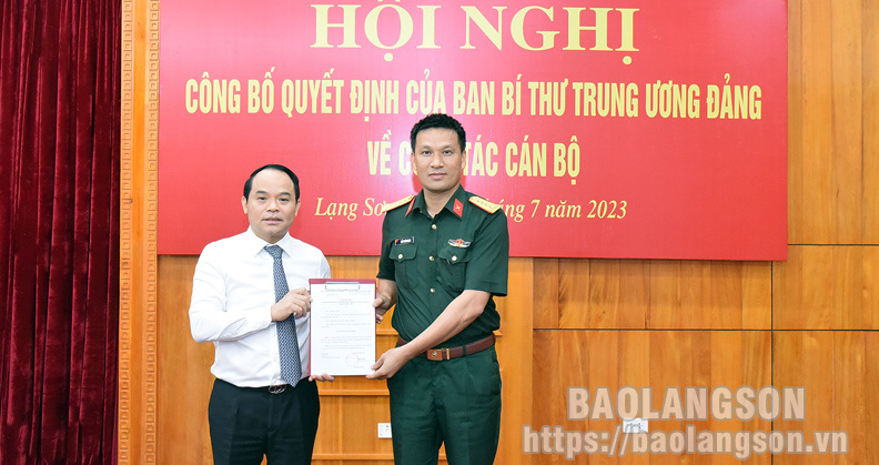 Đại tá Trần Xuân Mạnh được Ban Bí thư chỉ định chức vụ Đảng - Ảnh 1.