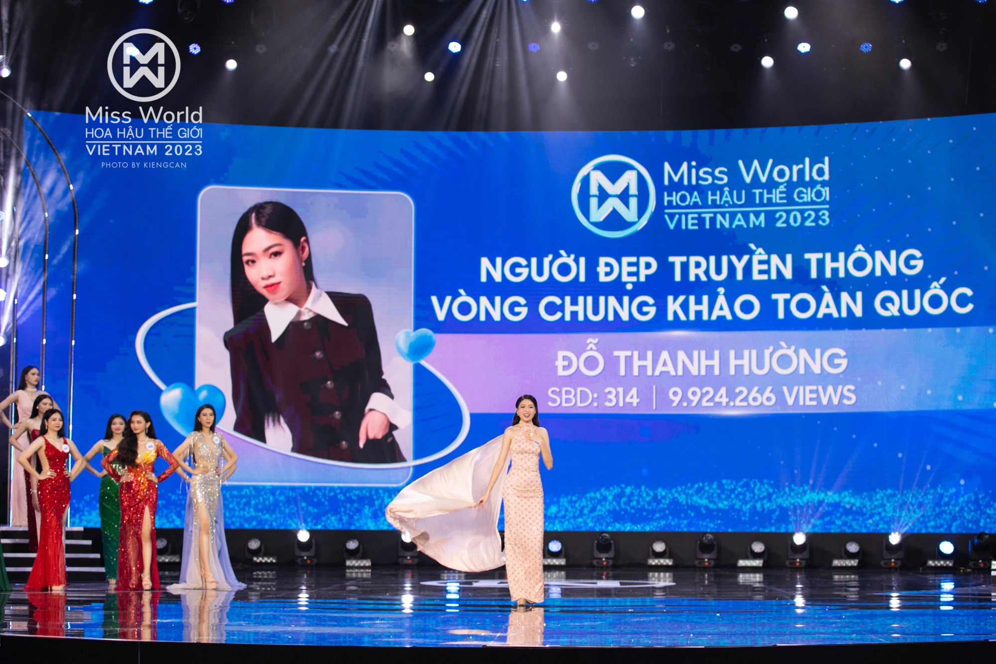 Nữ sinh đoạt giải Người đẹp truyền thông Vòng chung khảo Miss World Vietnam 2023 - Ảnh 1.