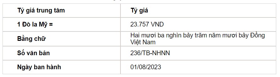 Tỷ giá USD hôm nay 1/8: Thị trường tự do đảo chiều tăng mạnh - Ảnh 2.