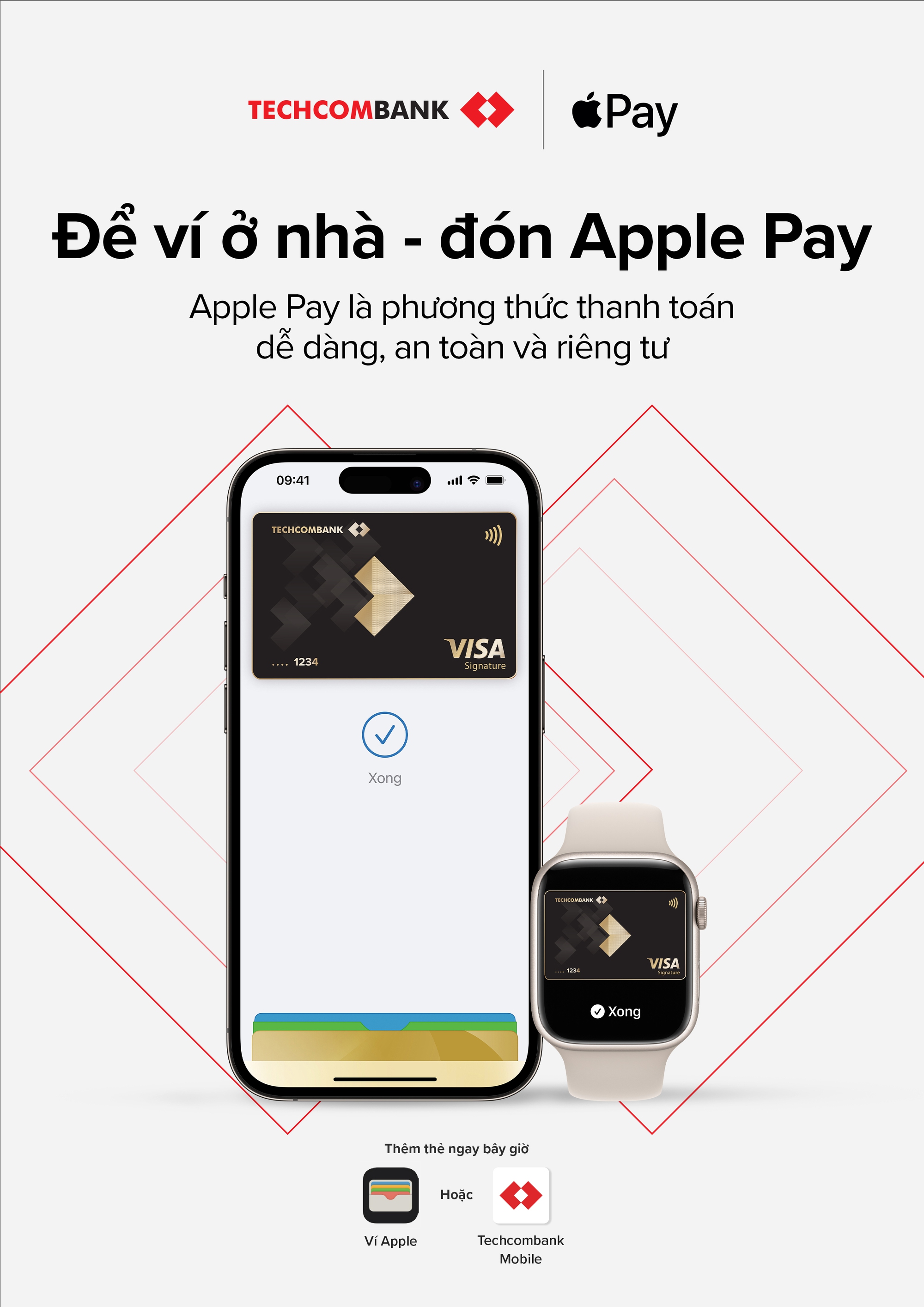 Techcombank giới thiệu Apple Pay đến khách hàng - Ảnh 1.
