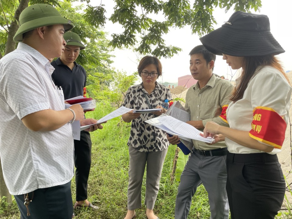 Huyện Thường Tín cưỡng chế thu hồi đất xây dựng CCN Ninh Sở giai đoạn 2 - Ảnh 2.