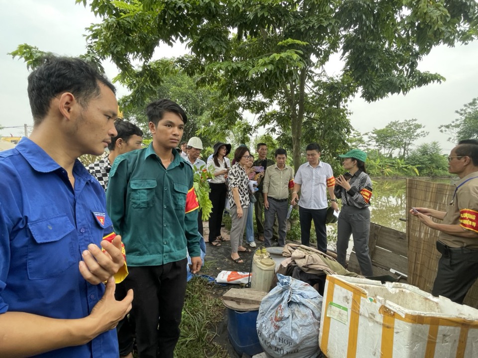 Huyện Thường Tín cưỡng chế thu hồi đất xây dựng CCN Ninh Sở giai đoạn 2 - Ảnh 3.