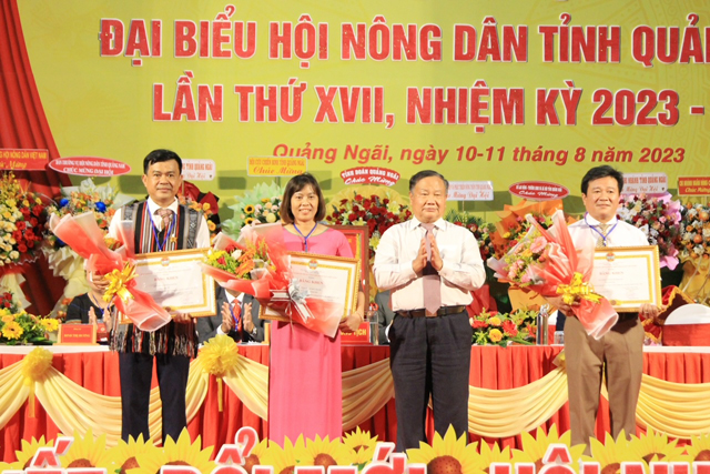 Ông Võ Tấn Lãm tái đắc cử Chủ tịch Hội ND tỉnh Quảng Ngãi, nhiệm kỳ 2023 – 2028 - Ảnh 5.