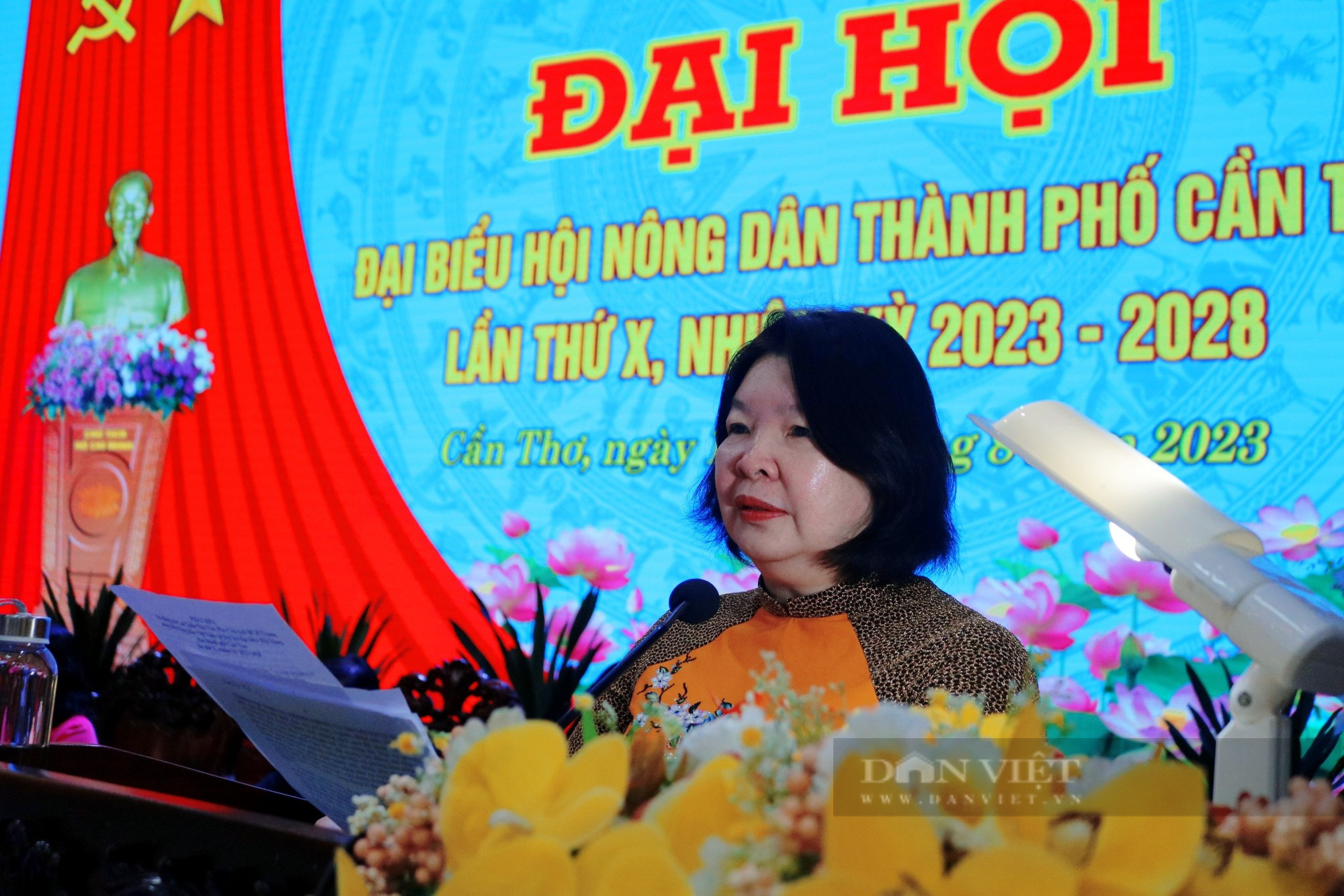 Phó Chủ tịch BCH HND Việt Nam Cao Xuân Thu Vân gợi mở 6 vấn đề trọng tâm tại Đại hội đại HND TP.Cần Thơ - Ảnh 1.