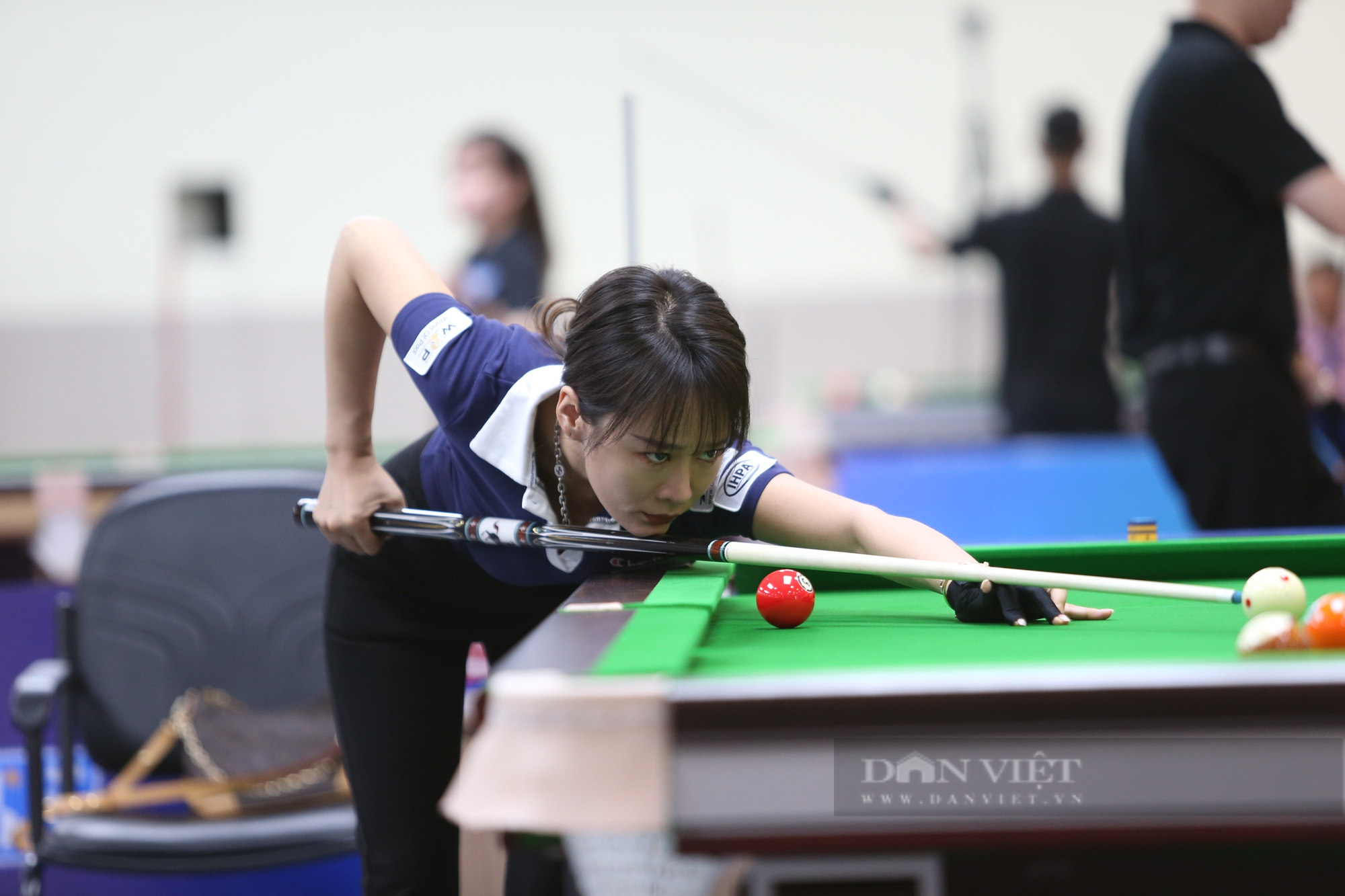 Sheron Li - hotgirl billiards Trung Quốc làm mê mẩn các cơ thủ Sài thành - Ảnh 5.
