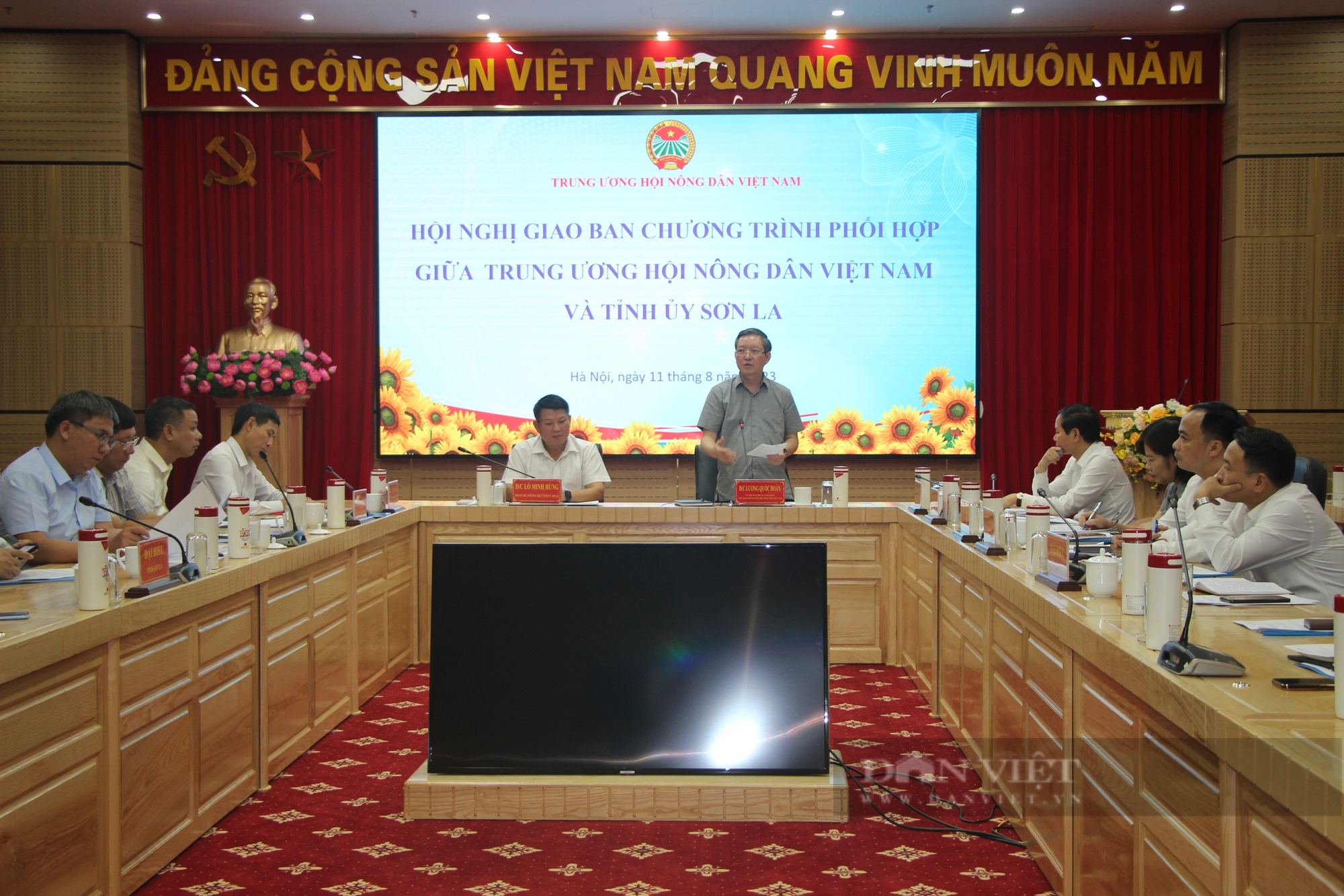 Trung ương Hội Nông dân Việt Nam và Tỉnh ủy Sơn La giao ban Chương trình phối hợp 7 tháng năm 2023 - Ảnh 5.