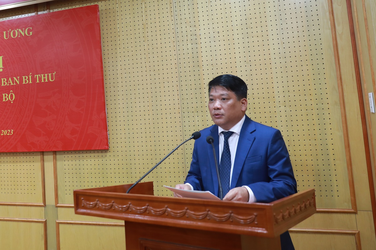 Ông Phạm Trọng Cường được bổ nhiệm làm Trợ lý Thường trực Ban Bí thư, Trưởng Ban Tổ chức Trung ương - Ảnh 1.