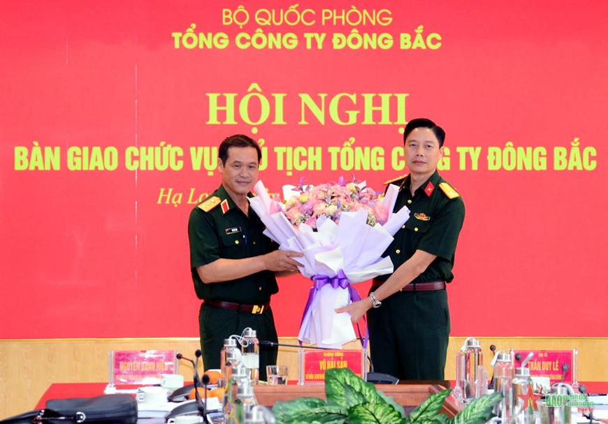 Đại tá Trần Duy Lê đảm nhận chức Chủ tịch Tổng công ty Đông Bắc - Ảnh 1.