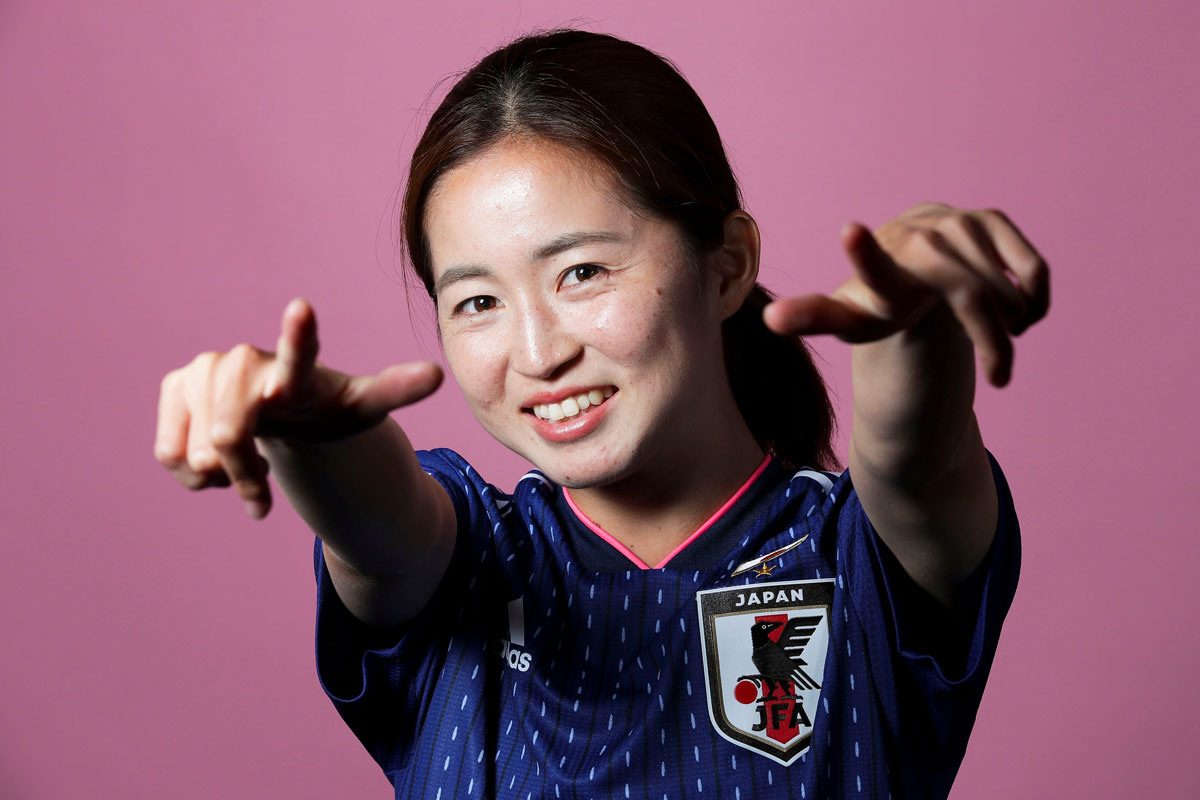 Chiêm ngưỡng vẻ đẹp của hậu vệ ĐT nữ Nhật Bản - Ảnh 1.