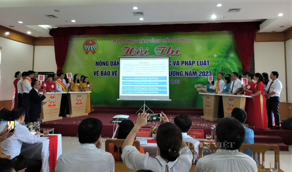 Hải Dương: Thị xã Kinh Môn giành giải nhất Hội thị &quot;Nông dân tìm hiểu kiến thức và pháp luật về bảo vệ môi trường&quot; - Ảnh 5.