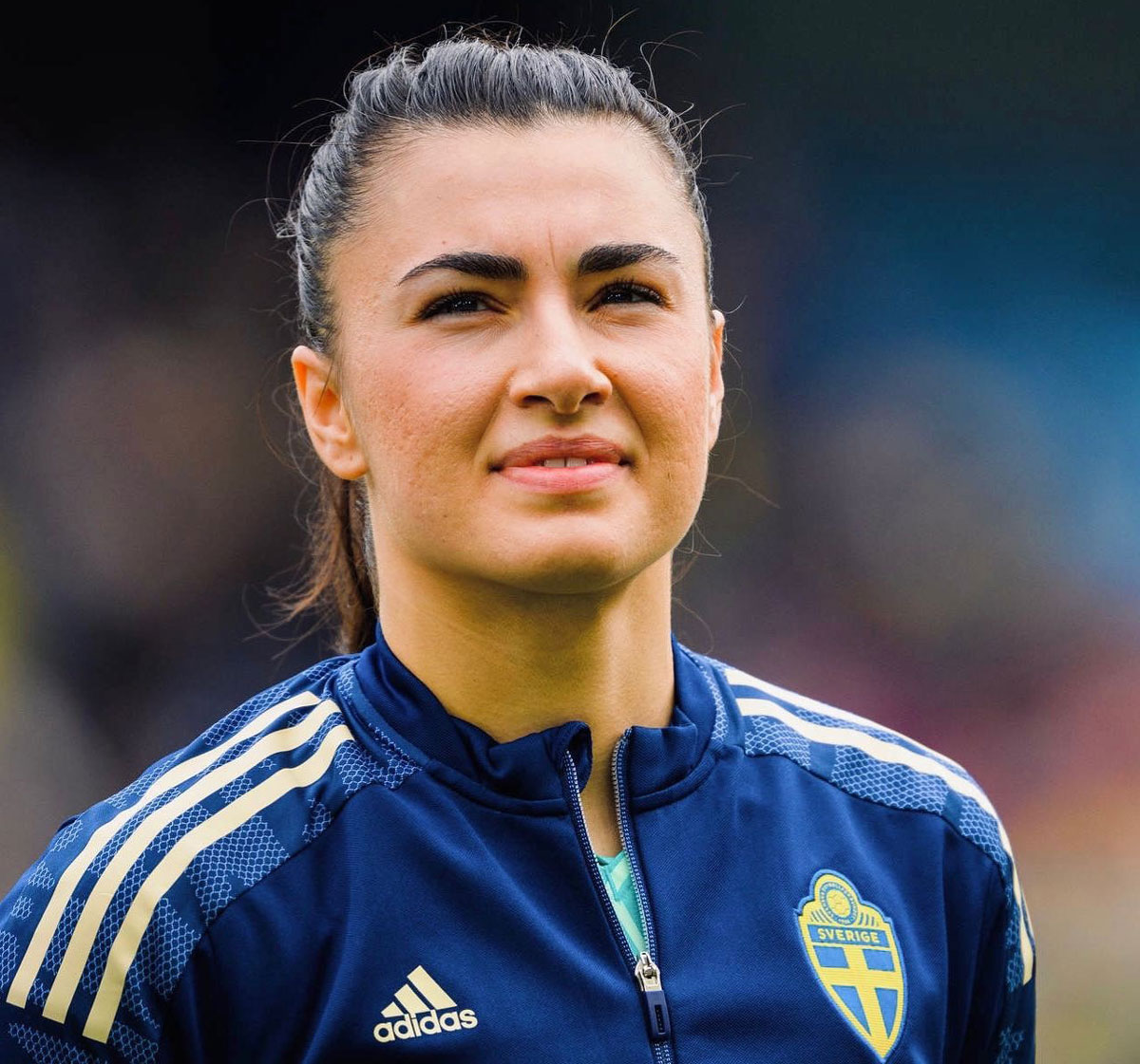 Không thể rời mắt trước nữ thủ môn xinh đẹp của ĐT Thụy Điển - Ảnh 10.