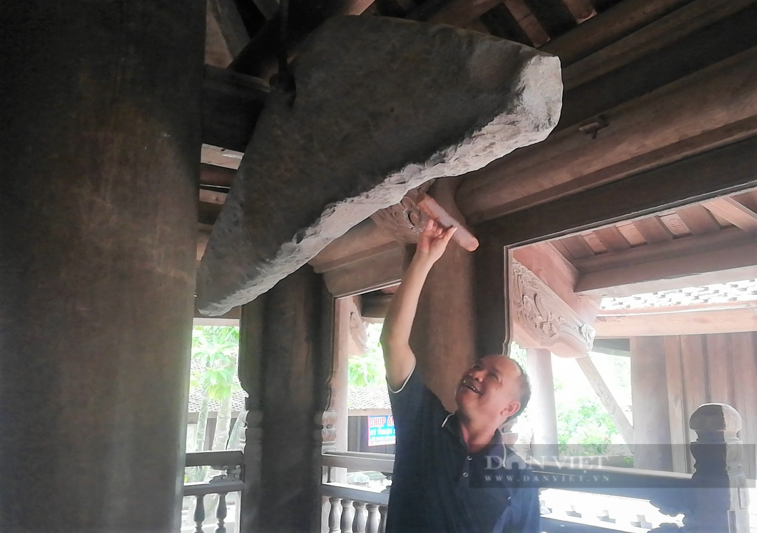 Chùa Keo ở Thái Bình (Bài 2): Gác chuông gỗ có hình dáng bông hoa sen, cao nhất ở Việt Nam - Ảnh 8.