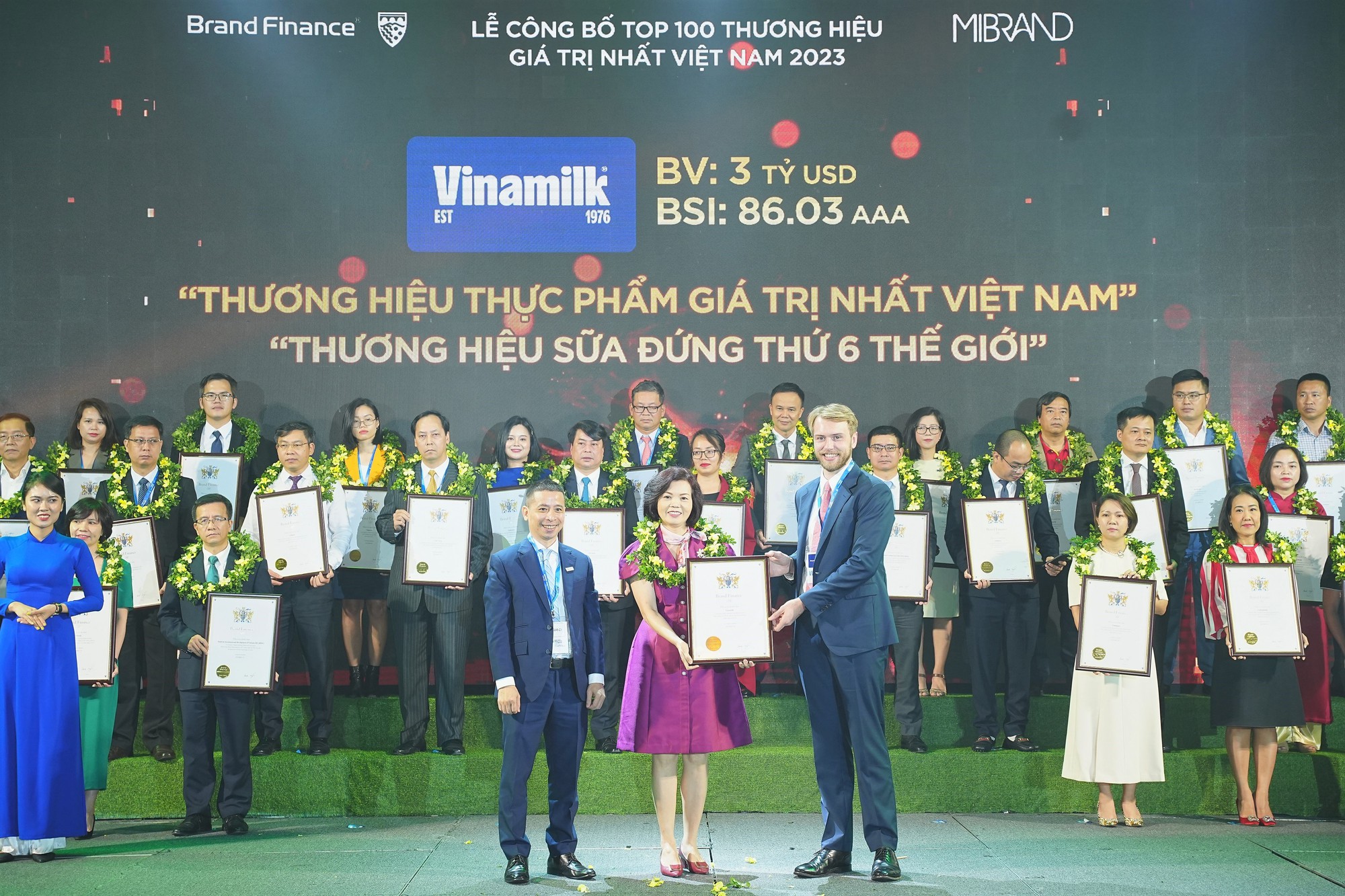 Vinamilk được định giá thương hiệu 3 tỷ USD, là thương hiệu thực phẩm giá trị nhất - Ảnh 1.